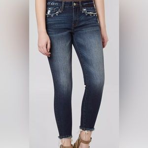 Mid-Rise Ankle Skinny Stretch Jean KANCAN